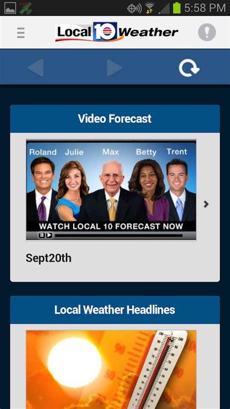 Wplg 10 weather - In today’s busy world, it’s always good to know what’s going on with the weather. Whether you’re at home or on the go, you can’t afford to miss weather warnings. That’s why it’s im...